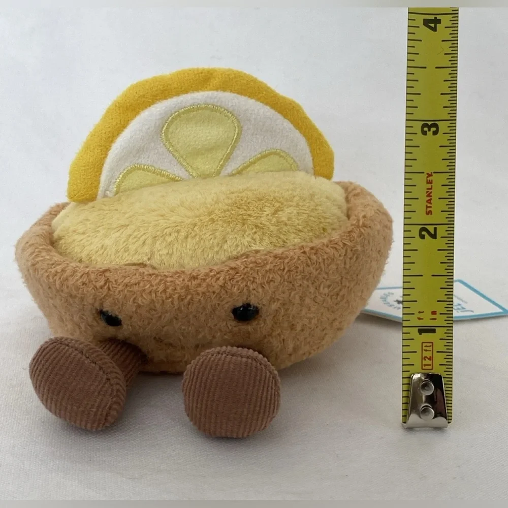 Jellycat COLLETTE TARTE AUX CITRON PARIS EXCLUSIVE Bag Pin Stickers NEW! - Picture 12 of 13